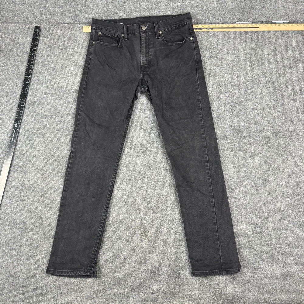 Levi's Jeans Mens Size 32 Black 511 Slim Fit Faded Denim Stretch 29507-0001
